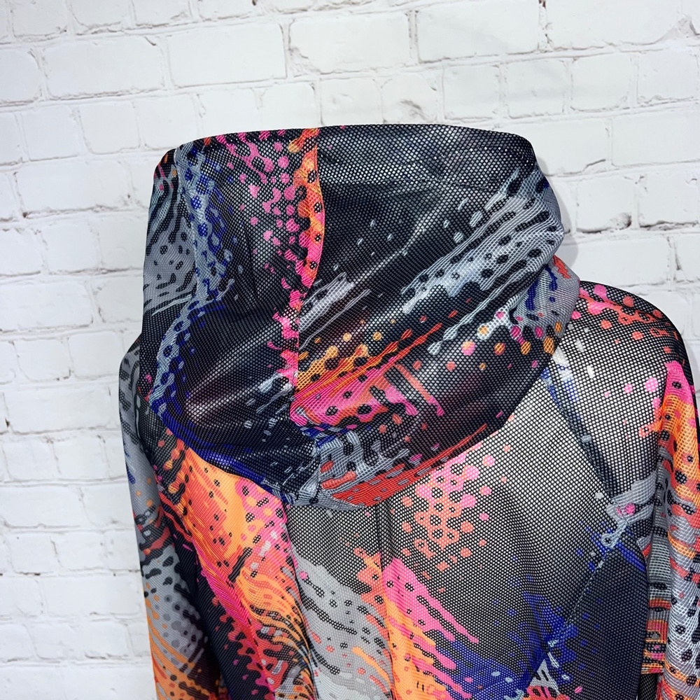 🚫SOLD! •🏃‍♀️NWOT |•ATHLETA•| Lava Hype Run Multicolor Jacket 🏃‍♀️ - Picture 8 of 16